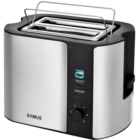 Prajitor FANCY 6 Trepte de Rumenire 800W Inox/Negru