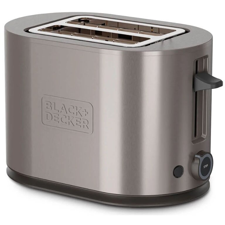 Prajitor Paine BXTOA901E 900W   2 Felii Inox  7 Nivele Argintiu