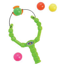 Prastie Din Plastic Cu 4 Bile Colorate Pentru Copii Verde