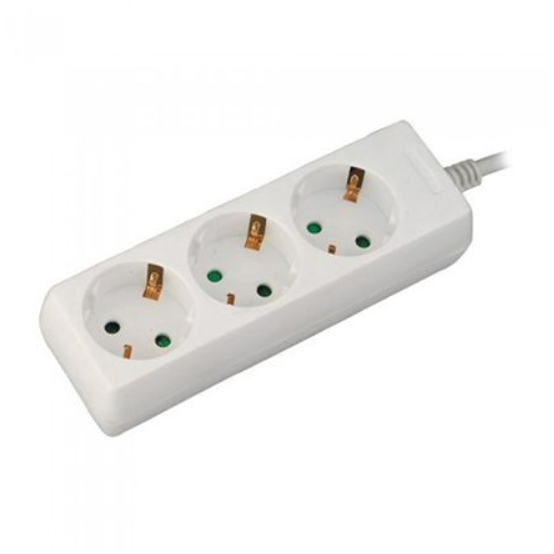 Prelungitor 8754 3 prize 1.5m Alb