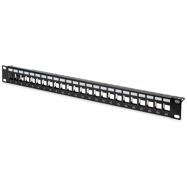 Professional Modular Patch Panel 24-port
