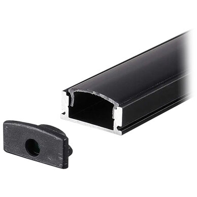 Profil Banda LED 2M 17.4MMx7MM Aluminiu  Negru