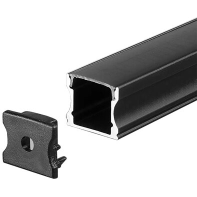 Profil Banda LED 2M      Aluminiu  Negru