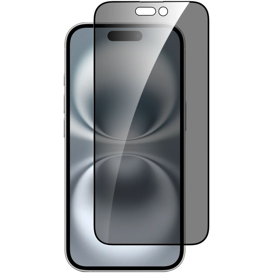 Protectie Ecran Privacy Sticla Securizata iPhone 16 cu Aplicator Duo Pack