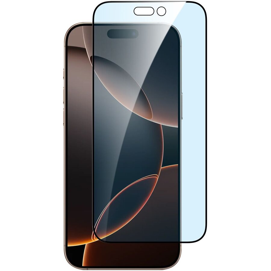 Protectie Ecran Sticla Securizata Anti-Lumina Albastra iPhone 16 Pro cu Aplicator