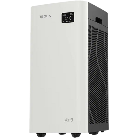 Purificator Aer Air 9Filtru HEPA Carbon Activ  Catalyst VOC Senzor Miros Alb