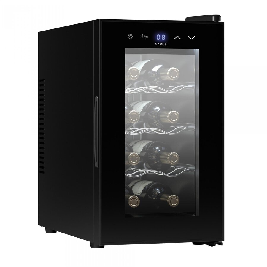 Racitor Vinuri SRV25CR8 21L 8 Sticle Clasa E Black