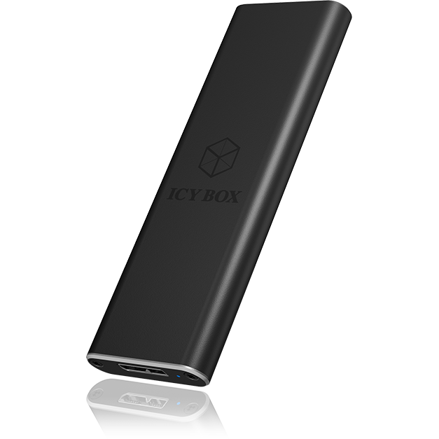 Rack HDD Icy Box IB-183M2 pentru M.2 SATA SSD USB 3.0 Negru