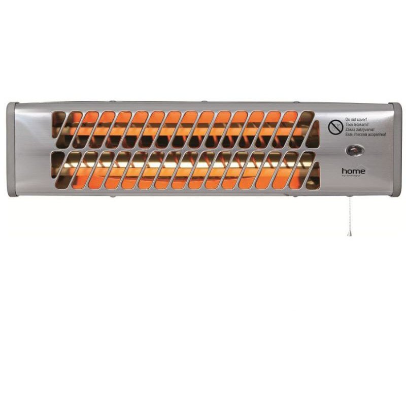 Radiator cu tub de cuart FK24 2 trepte de incalzire 1200W Argintiu