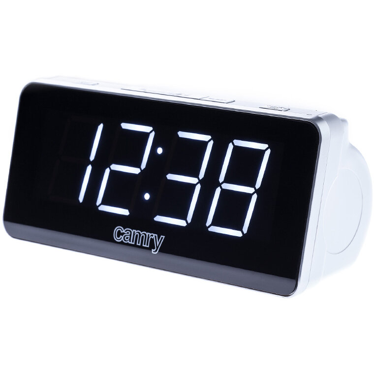 Radio Ceas Alarma AM/FM Alb