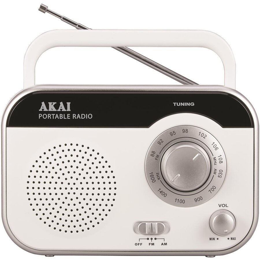 Radio Portabil PR003A-410/W Alb