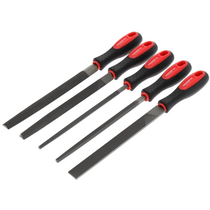 Red file set 5 pieces - 3301597