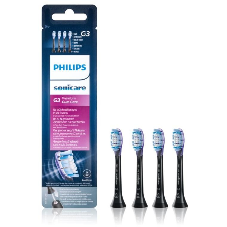 Rezerve periuta de dinti electrica HX9054/33 4 buc Negru