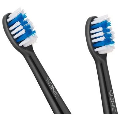 Rezerve Periuta De Dinti Electrica Sonic Duritate Hard 2x Buc Negru