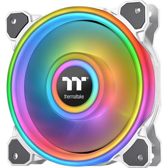 Riing Quad 14 RGB Radiator Fan TT Premium Edition Single Fan Pack - White, case fan