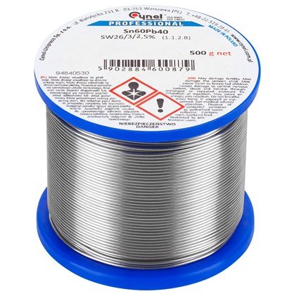 ROLA FLUDOR SN60PB40 CYNEL 1.5MM 500G