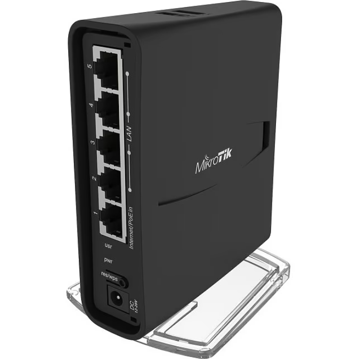 Router RBD52G-5HACD2HND-TC hAP  ac2 Dual Band  RouterOS  300MB/s 802.11a/b/g/n/ac Negru