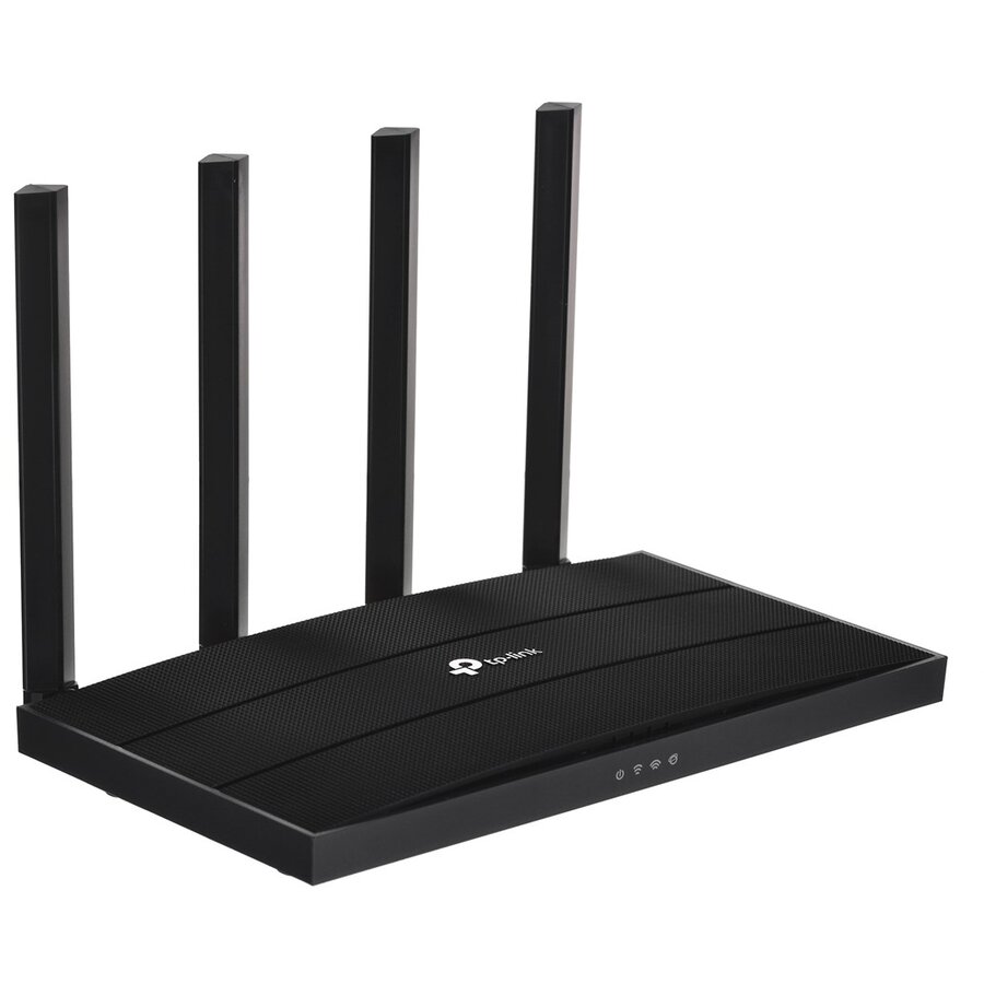 Router wireless Archer AX12 1500Mbps 1x WAN 4 LAN Gigabit 2.4 GHz/5 GHz Dual Band 4 Antene Externe WI-FI 6 Negru