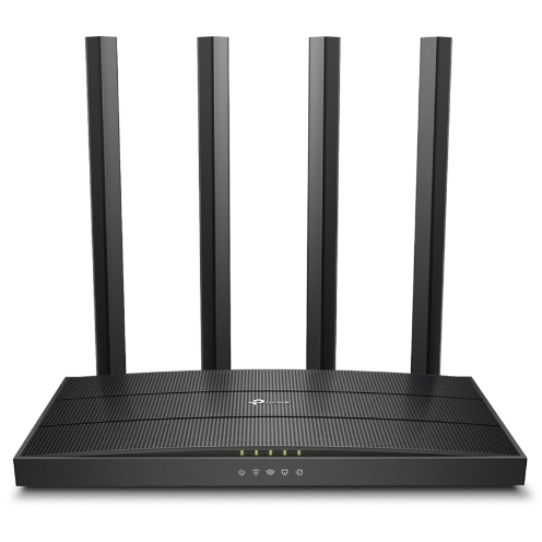 Router wireless Archer C6 AC1200 Gigabit Wireless Dual Band 4 Antene Externe Negru