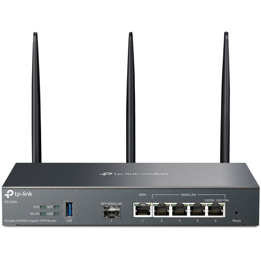 Router Wireless Omada AX3000 Gigabit VPN Negru