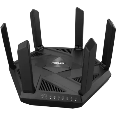 Router Wireless RT-AXE7800  6 Antene Externe Tri-band Wi-Fi 2.4GHz / 5GHz / 6GHz 574+4804+2402 Mbps Negru