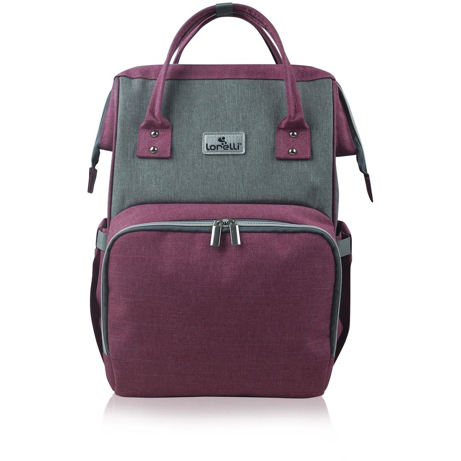 Rucsac accesorii bebelusi Tina, multiple compartimente, Pink & Grey