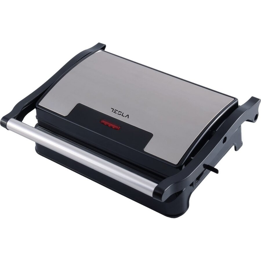 Sandwich Maker Grill Electric GR100BX 700W Placi Neaderente 23x14.5Cm Negru/Inox