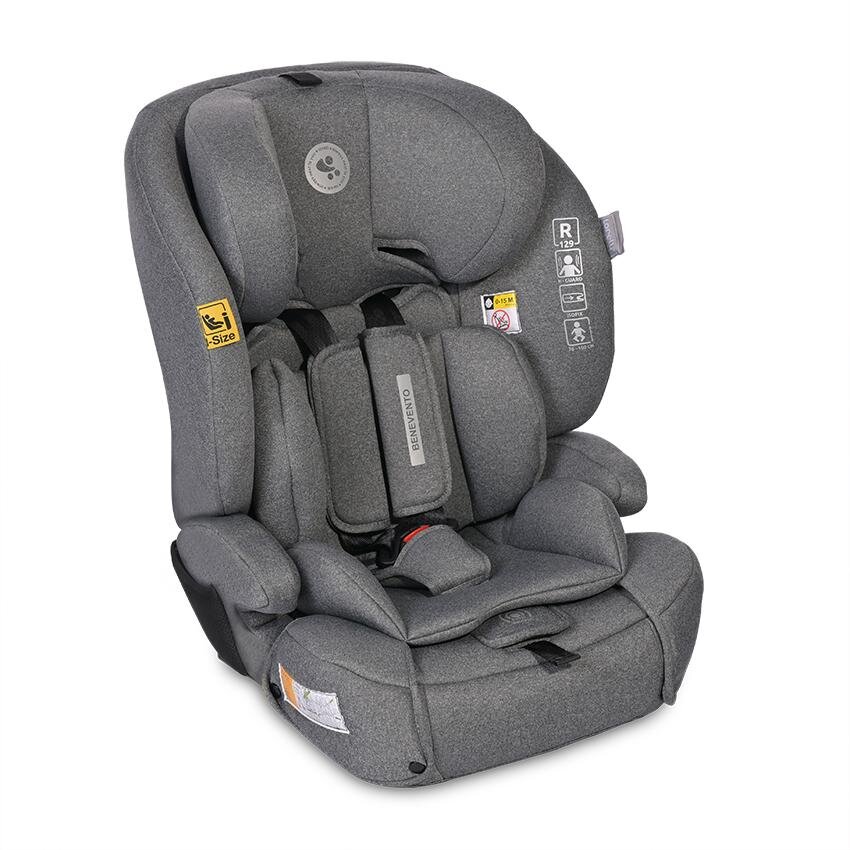 Scaun Auto Copii Benevento Isofix i-Size 15 Luni-12 Ani 76-150CM Gri