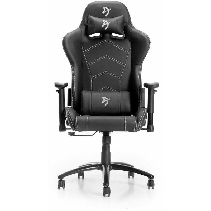 Scaun Gaming Inizio PU Black Grey Logo