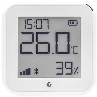 Senzor de Temperatura si Umiditate H&T Gen3 WiFi Monitorizare La Distanta Bluetooth 4.2 Alb