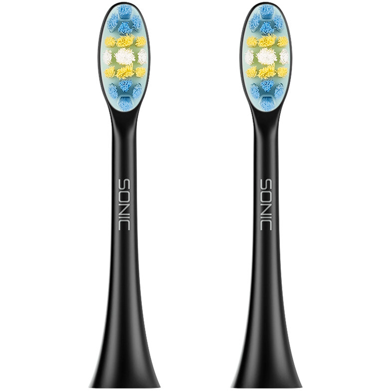 Set 2 Capete de Rezerva pentru Periuta Electrica TSA8087-B Negru