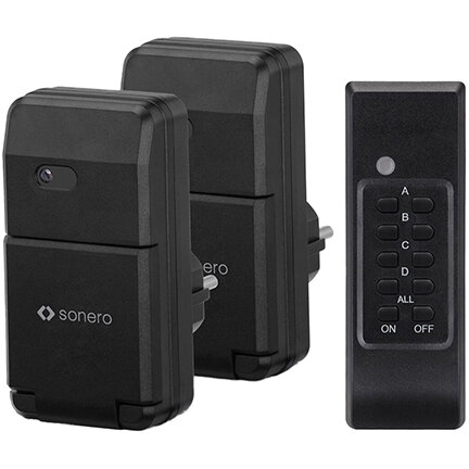 SET 2 PRIZE EXTERIOR CU TELECOMANDA 1100W SONERO