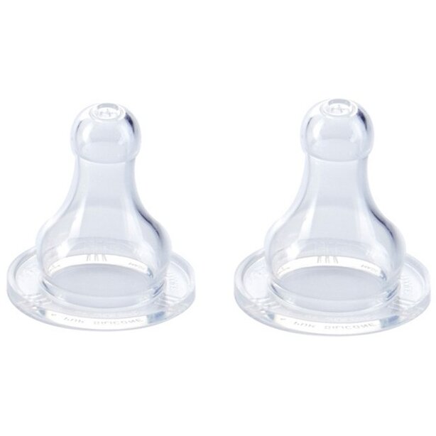 Set 2 Tetine Silicon 4 luni+ Transparent