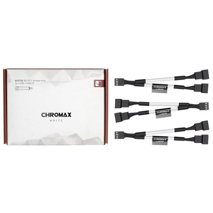 Set 3 Cabluri Splitter PWM NA-SYC1 Chromax Alb/Negru