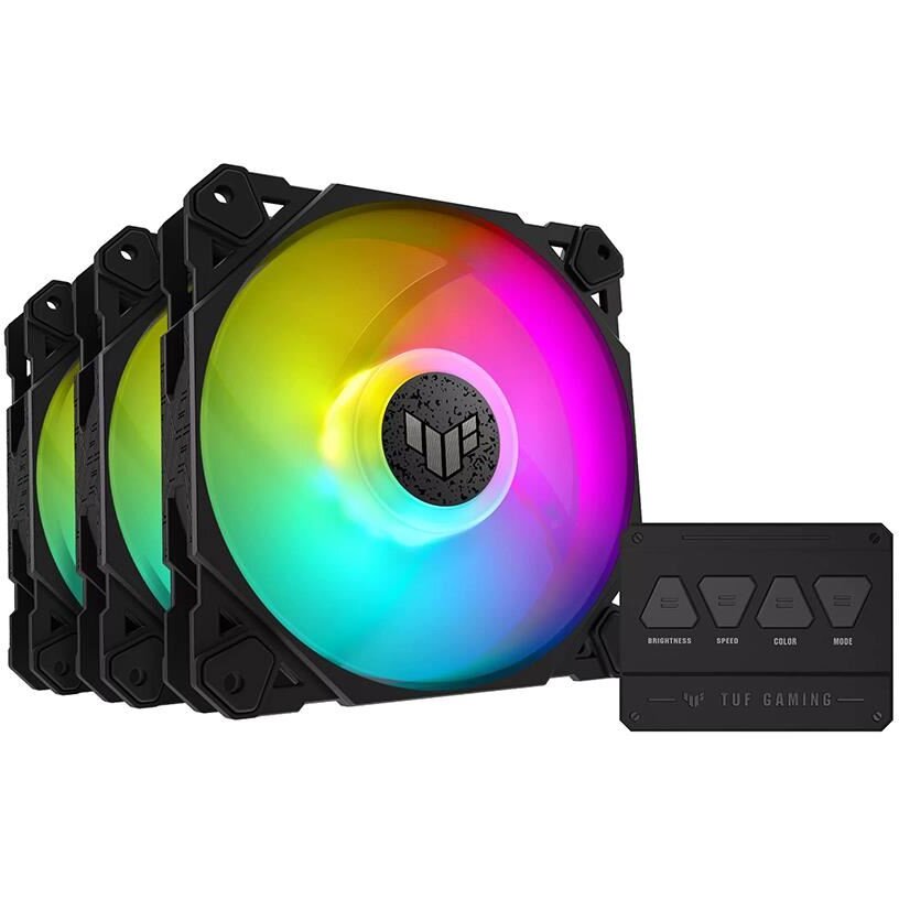 Set 3 Ventilatoare TUF Gaming TF120 120mm ARGB