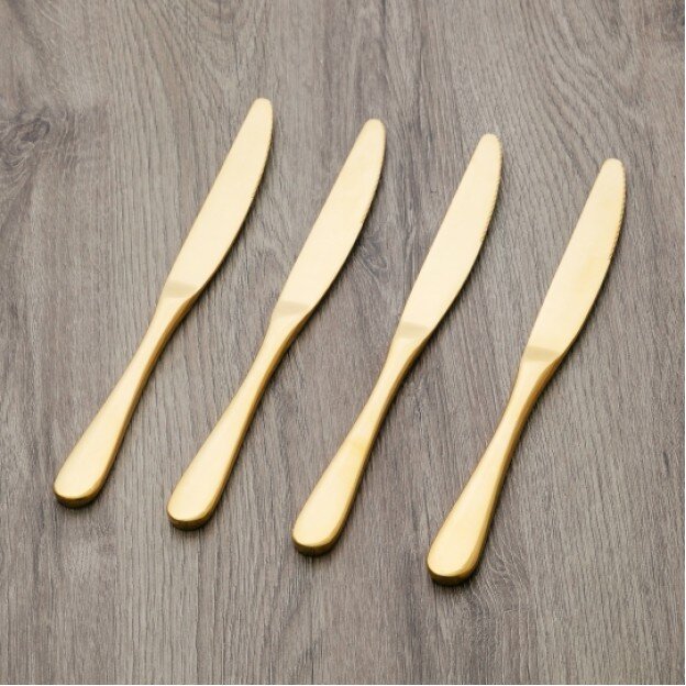 Set 4 Cutite BASICI 24CM Auriu