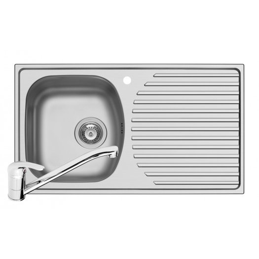 Set Chiuveta ASPECT 1B 1D ST SM + Baterie ASALIA