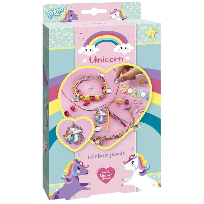 Set Creativ Bijuterii Cu Unicorni 5 Ani+