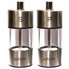 Set De 2 Rasnite Sare Si Piper Inox  9 CM