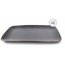 Set de 6 Platouri Ceramica 32x20 Calypso