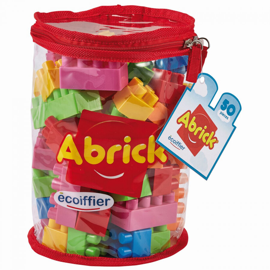 Set de Constructie Abrick 50 Piese 18 Luni+ Multicolor