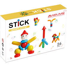 Set De Constructie Magnetic  STICK 26 Piese