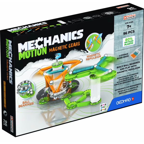 Set de constructie magnetic Mechanics Motion 96 piese