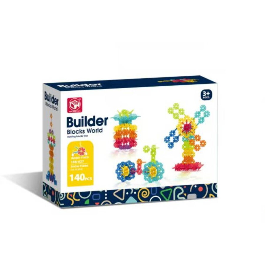 Set de Constructie Steam Fulgi de Zapada 140 Piese 3Ani+