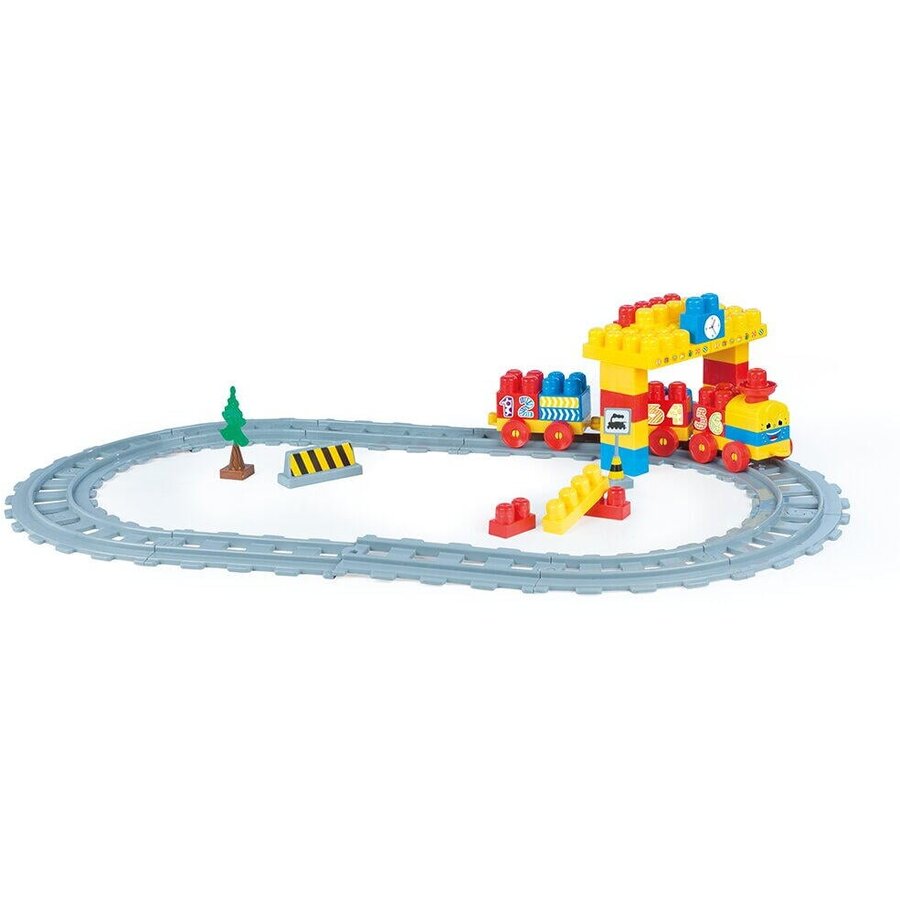 Set de Constructie Trenulet  58 Piese 18 Luni+ Multicolor