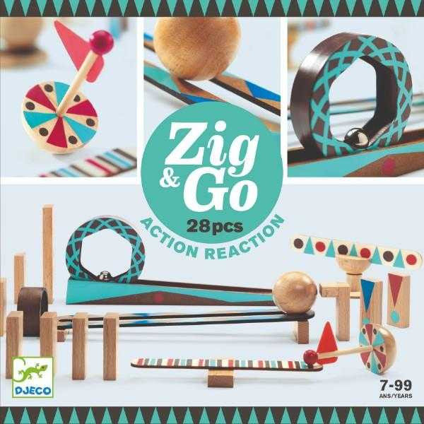 Set de Constructie Zig Go Djeco Trasee
