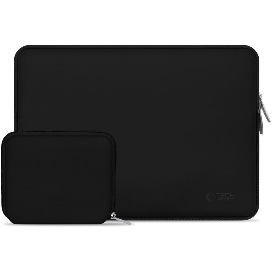 Set Husa Laptop + Husa Accesorii NeoSlim Black