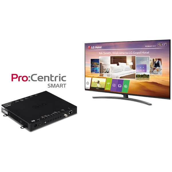 Set Top Box Pro:Centric Smart STB-6500 pentru Aplicatii Hoteliere webOS 5.0 Negru