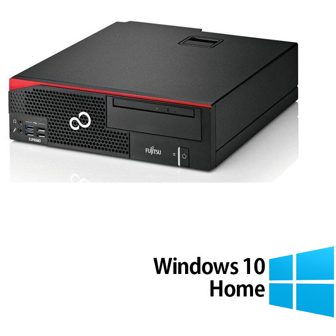 Sistem desktop Refurbished Esprimo D957 Intel Core i5-6500T 8GB 500GB HDD Windows 10 Home Black