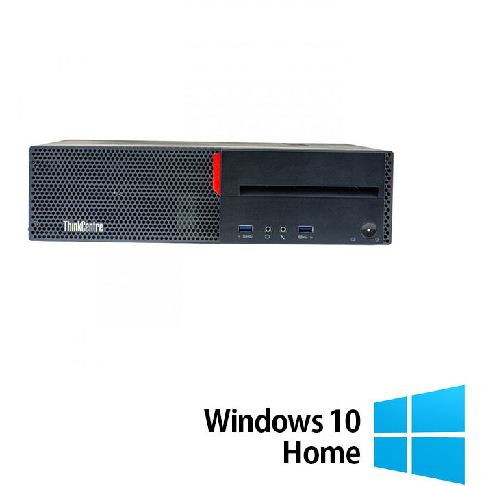 Sistem desktop Refurbished M700 Intel Core i5-6400 8GB 256GB SSD Windows 10 Home Black